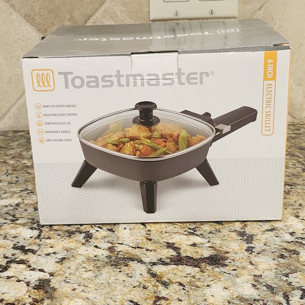Brand New Toastmaster 6" Electric Skillet With Non Stick Coated Surface
